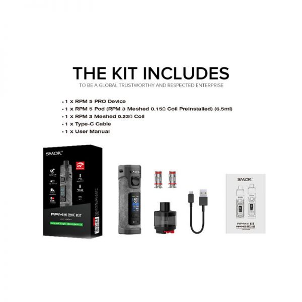 smok rpm 5 user manual Smok Rpm 85W Pod Mod System Vape Starter Kit – Apvs main image 1